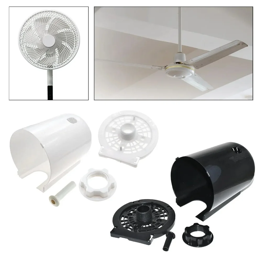 2026 Replacement Electric Fan Motor Rear Cover For Home Floor Table Fans Long-lasting PP Back Shell Fixing Nut Accessory