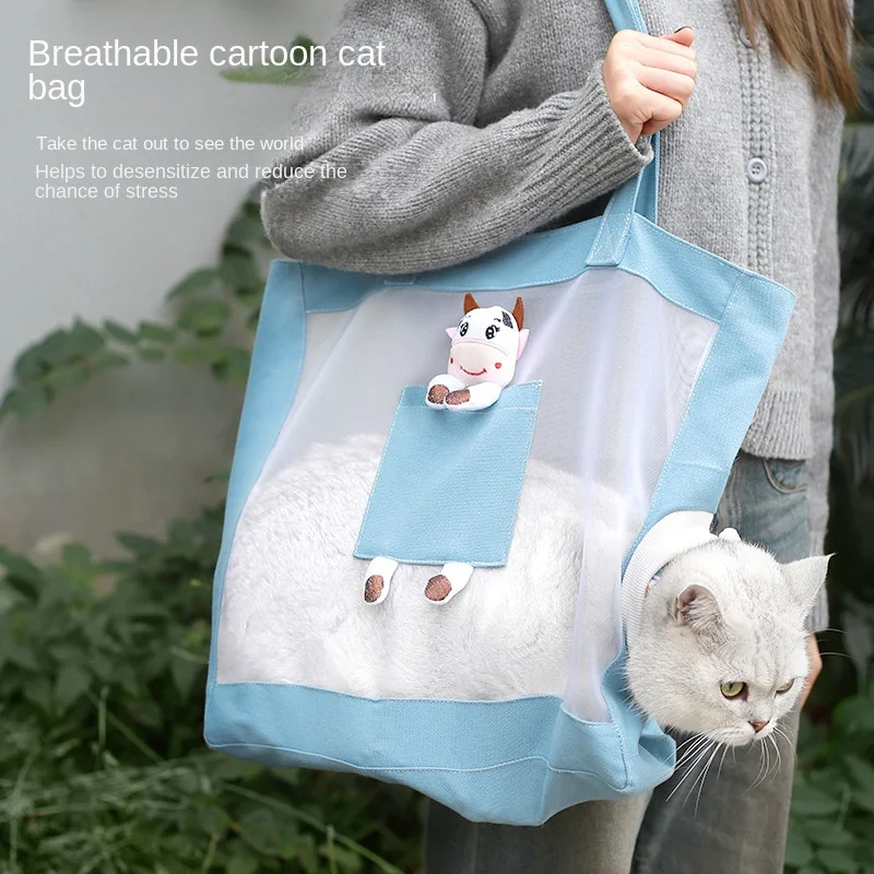 

Popular New Pet Breathable Cartoon Backpack Anti Breaking Loose Convenient Travel Folding Bag in Stock