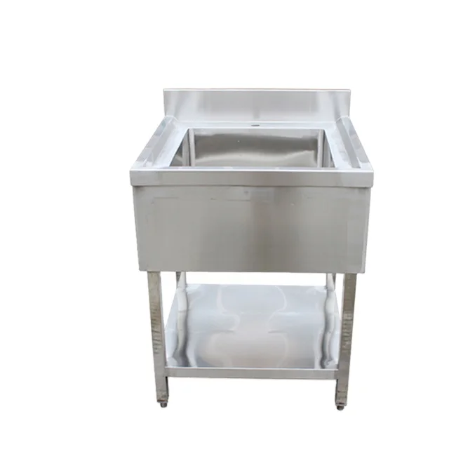 

Single Bowl 201/304/316 Stainless Steel Handmade Kitchen Sink For Commercial Use