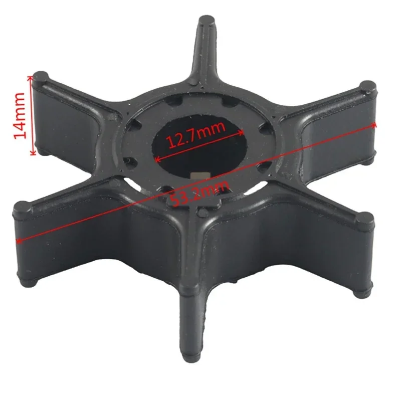 Water Pump Impeller Repair Kit 69G-W0078-00 69G-W0078-01 69G-W0078-02 Compatible Yama-ha 8HP 9.9HP T8 T9.9 Outboard boat engine