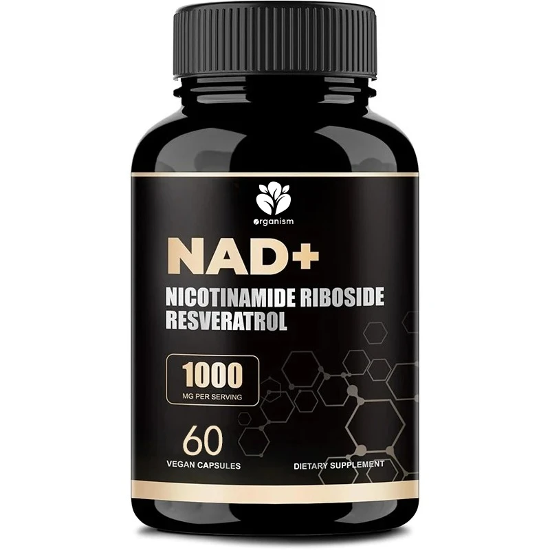 

NAD supplement 60 capsules - Liposomal nicotinamide nucleoside containing trans resveratrol and quercetin -1000 milligrams