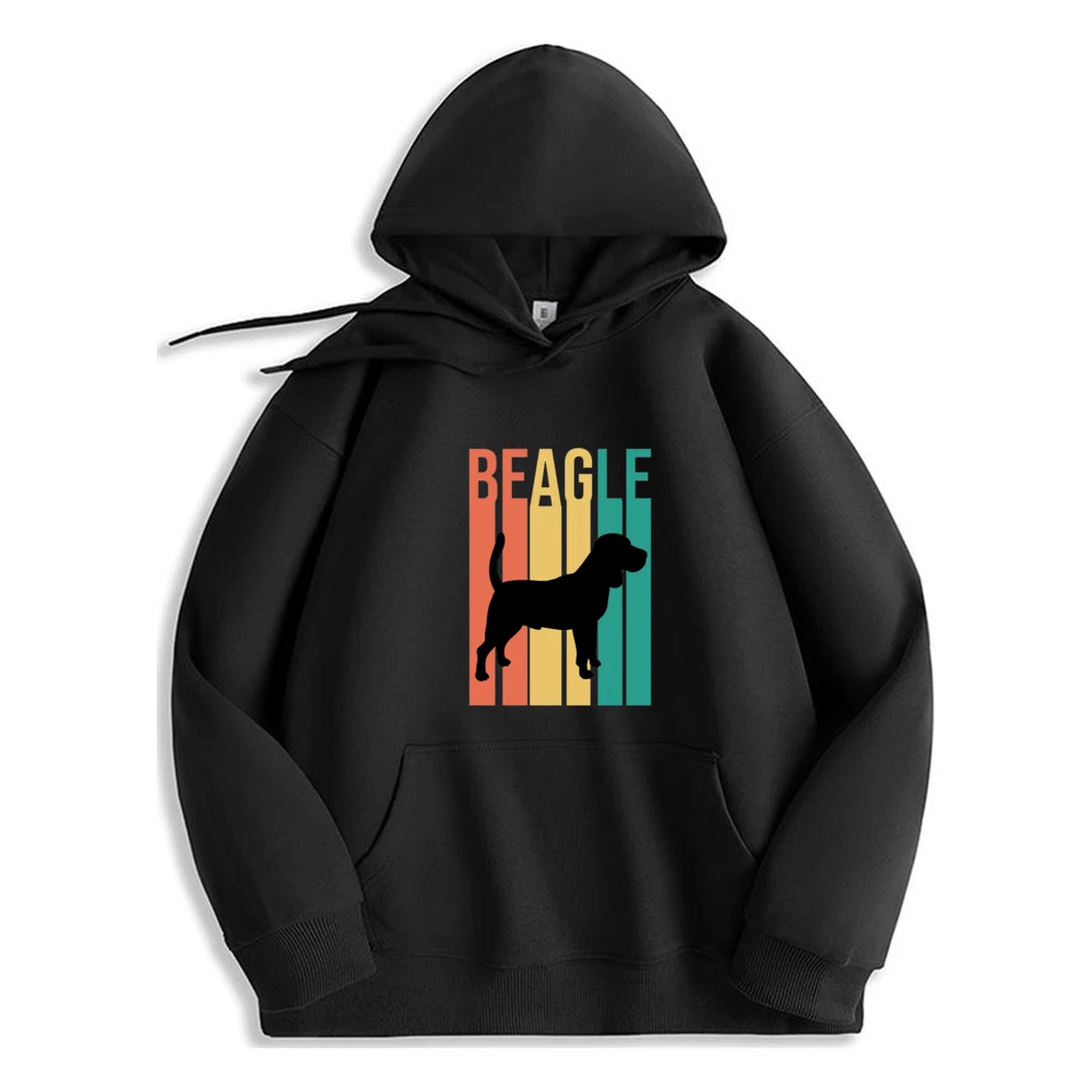 

Beagle Graphic Hoodie Vintage Men Comfortable High Quality Polyester Fiber Long Sleeve Men's sweatshirt