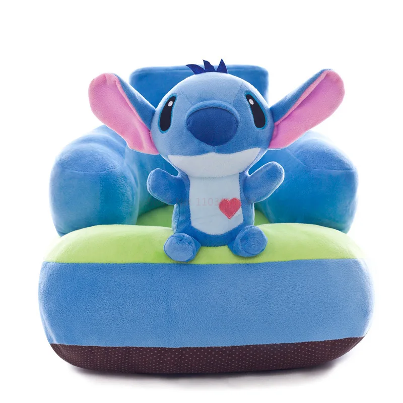 Disney Children\'s Sofa Mickey Mouse Cartoon Kids Chair Baby Seat Armchair For Children Baby Learn To Sit Child Pouf Plush Toy