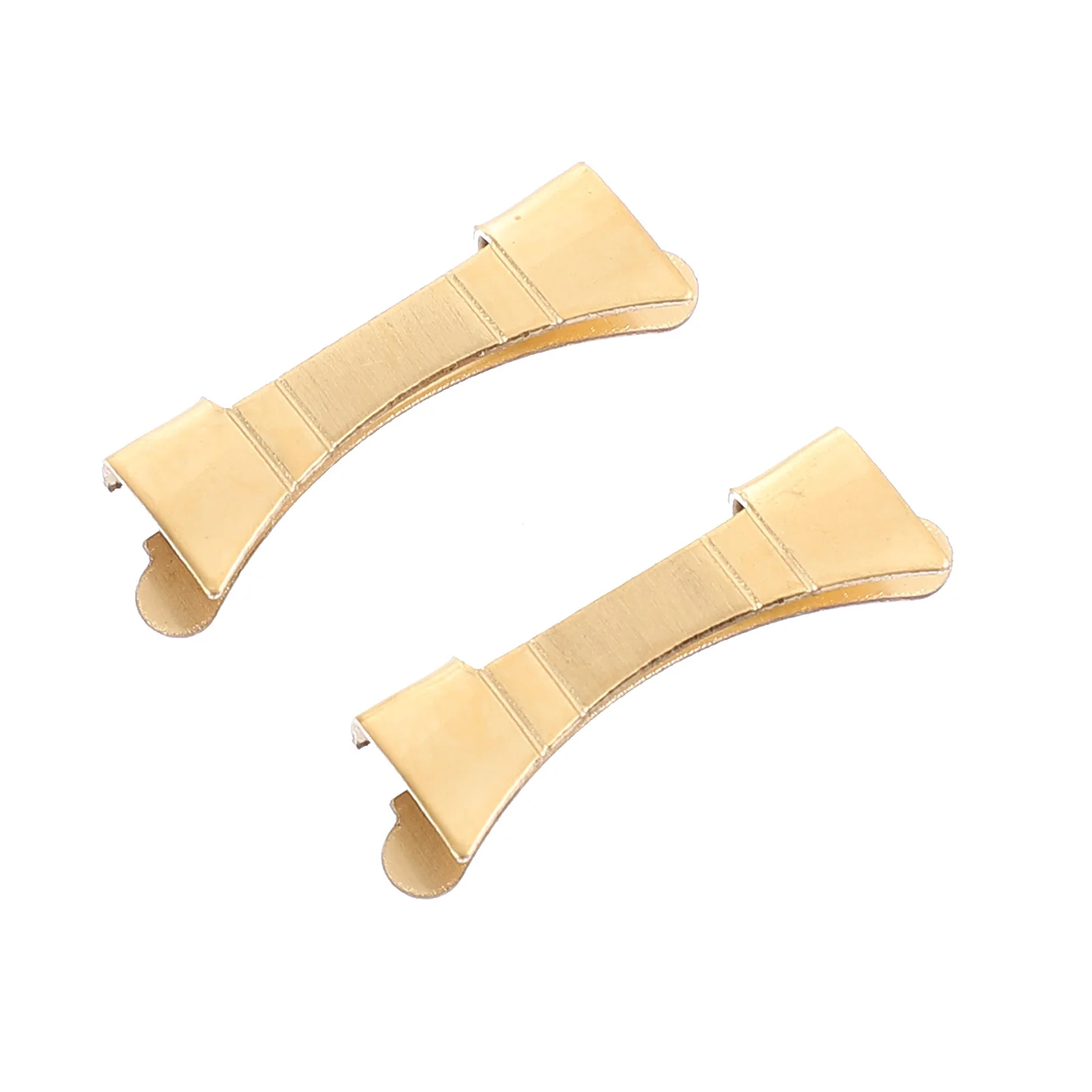 1Pair Stainless Steel Watchband Connecting Ends Reliable Locking Mechanism for Strap Replacement Easy to Use DIY Connector Part