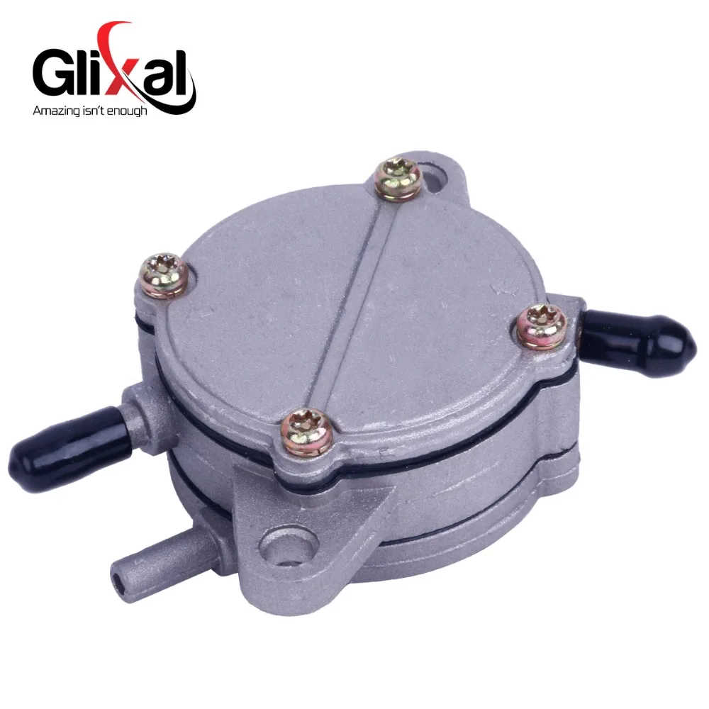 Glixal Gas Vacuum Fuel Pump Valve Petcock Switch for GY6 125cc 150cc Moped Scooter ATV Go-Kart