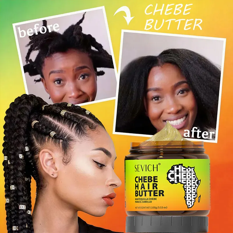 

Маска для волос Africa Crazy Chebe Butter 100г, против ломкости, глубоко питающая, восстанавливающая поврежденные волосы, для лечения и роста волос.