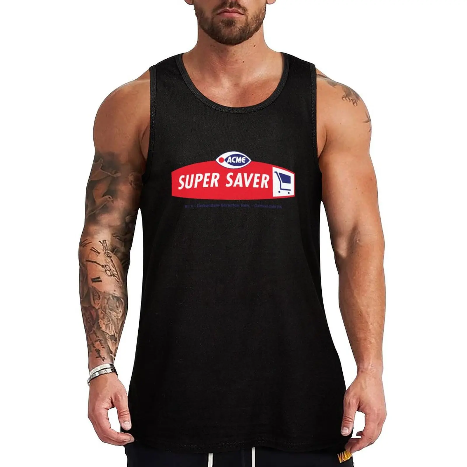 

Acme Super Saver, Carbondale, PA Tank Top Daily Casual Tank Top Relaxed Fit Sleeveless Summer