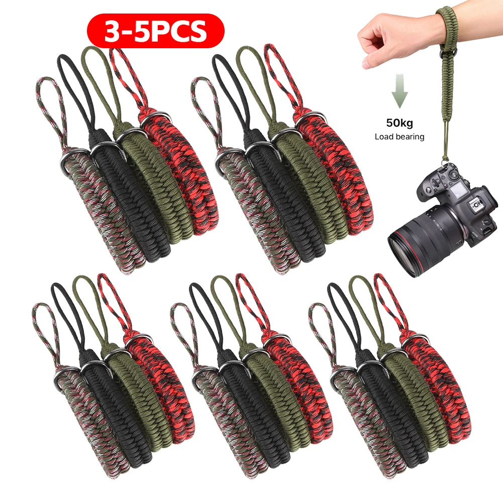Handmade Woven Camera Wrist Strap Ouick Release Camera Hand Strap with Safer Connector Wrist Lanyard for DSLR Mirrorless Camera