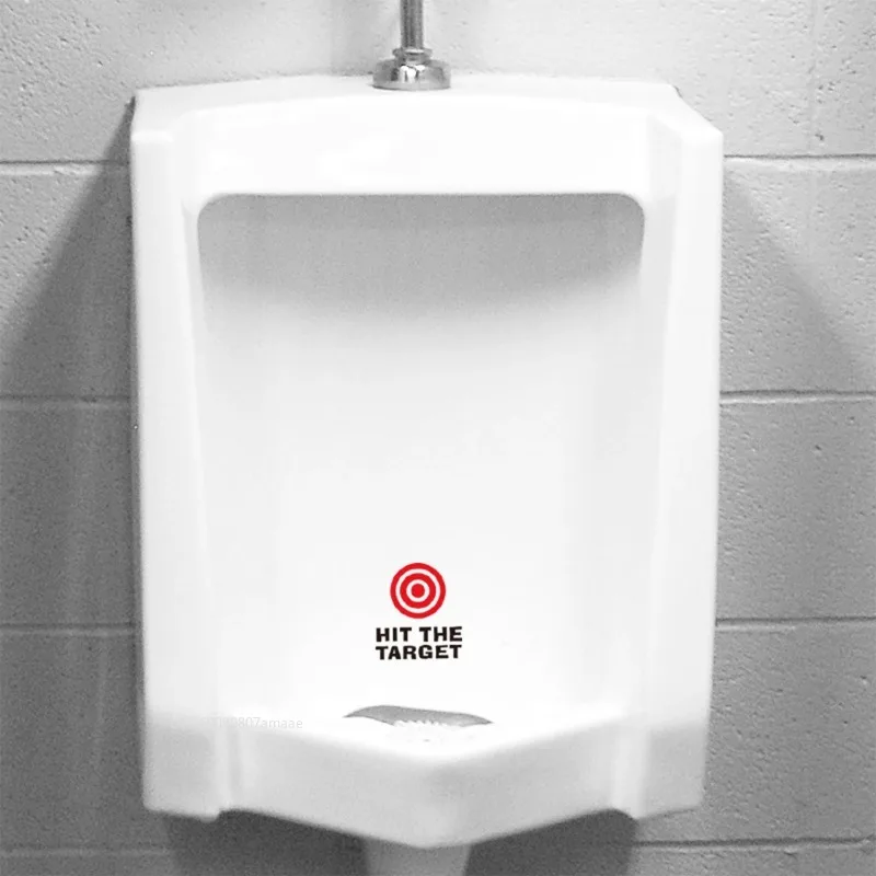 1pc Toilet Sticker Potty Training Targets Removable Bullseye Target Aiming Decal Wall Vinyl Posters for Home Bathroom Decoration