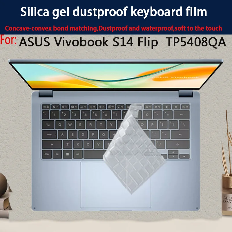 For New ASUS Vivobook S14 Flip TP5408QA Keyboard Film Laptop screen protective film Anti-reflective film Anti-blue film