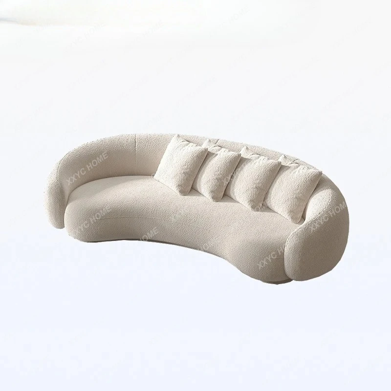 

Гостиная LX, диван, мебель из технологичной ткани, студия для салона красоты, зона ресепшн и отдыха, минималистичный дизайн в стиле арк-минимализм.