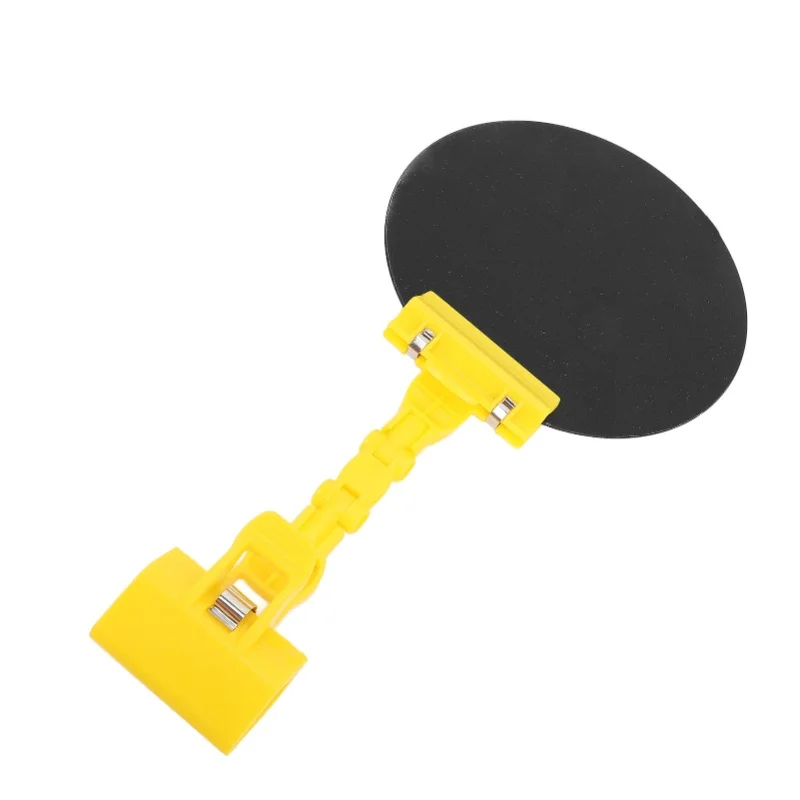 Welding Blackout Panel 16cm Diameter Round Shape Yellow Bracket Auto Shifting Clip On Welding Panel