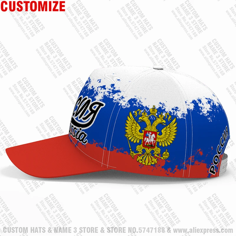 Russia Youth Free Custom Made Name Number Print Photo Rus Socialist Casual Hat Flag Russian Cccp Ussr Rossiyskaya Baseball Cap