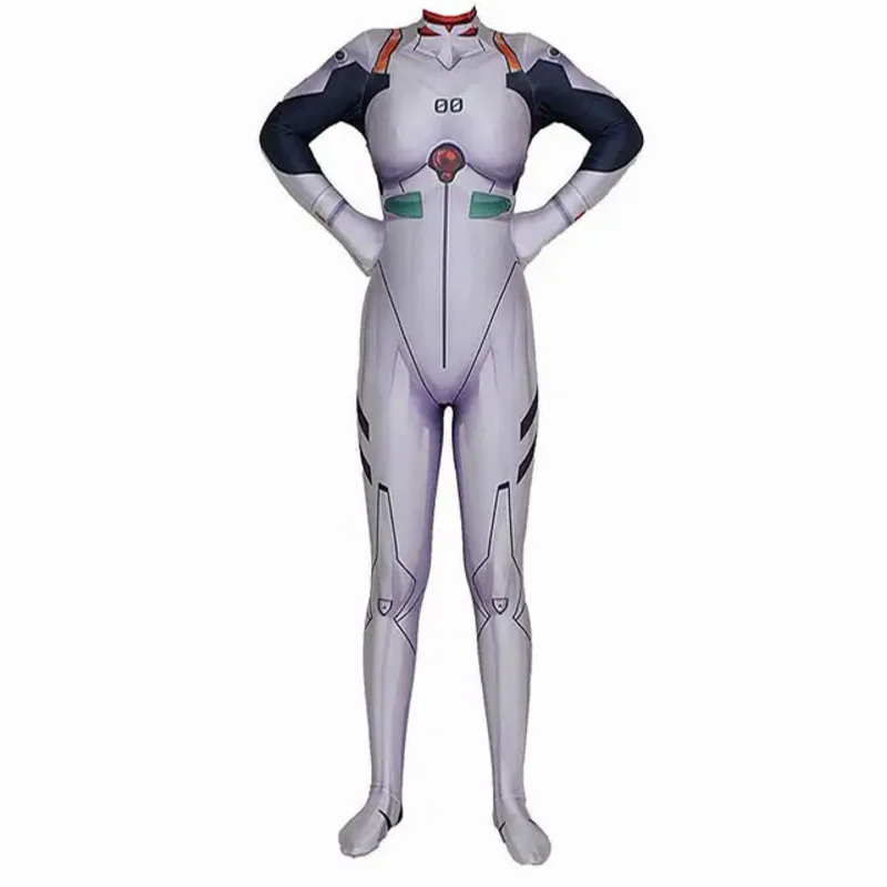 Anime Ikari Shinji cosplay costumes Shinji jumpsuit boys man Zentai Halloween bodysuit adults kids