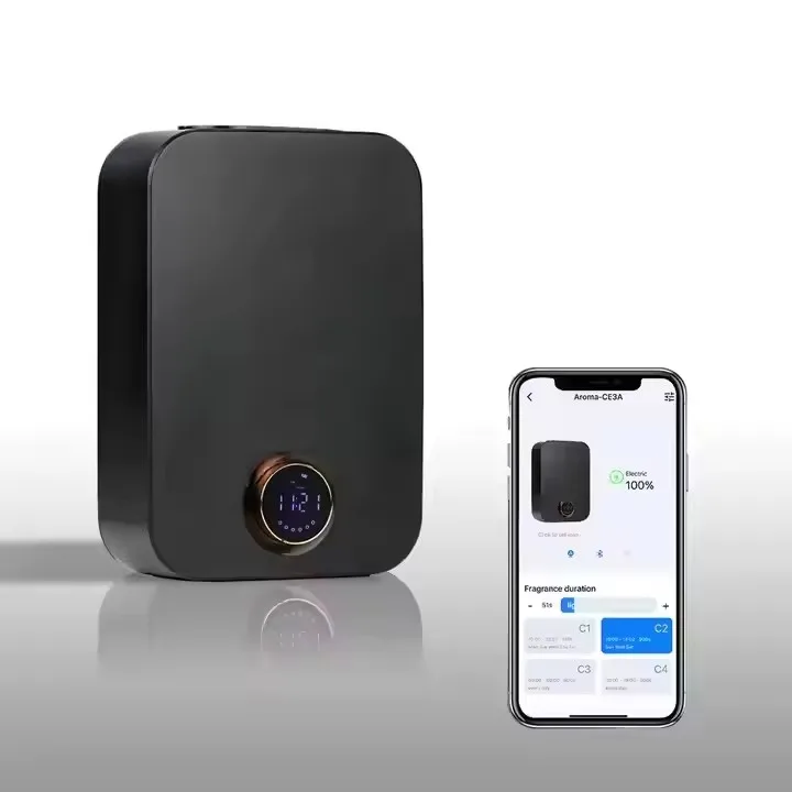 

Умный безводный аромадиффузор для дома, электрический настольный диффузор для эфирных масел, 150 мл, с управлением через приложение, аромамашина