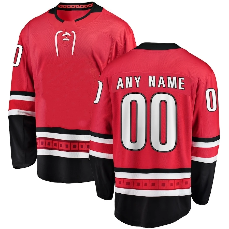 Custom Embroidery Carolina Hockey Jersey Men Women Youth Ice Hockey Uniform