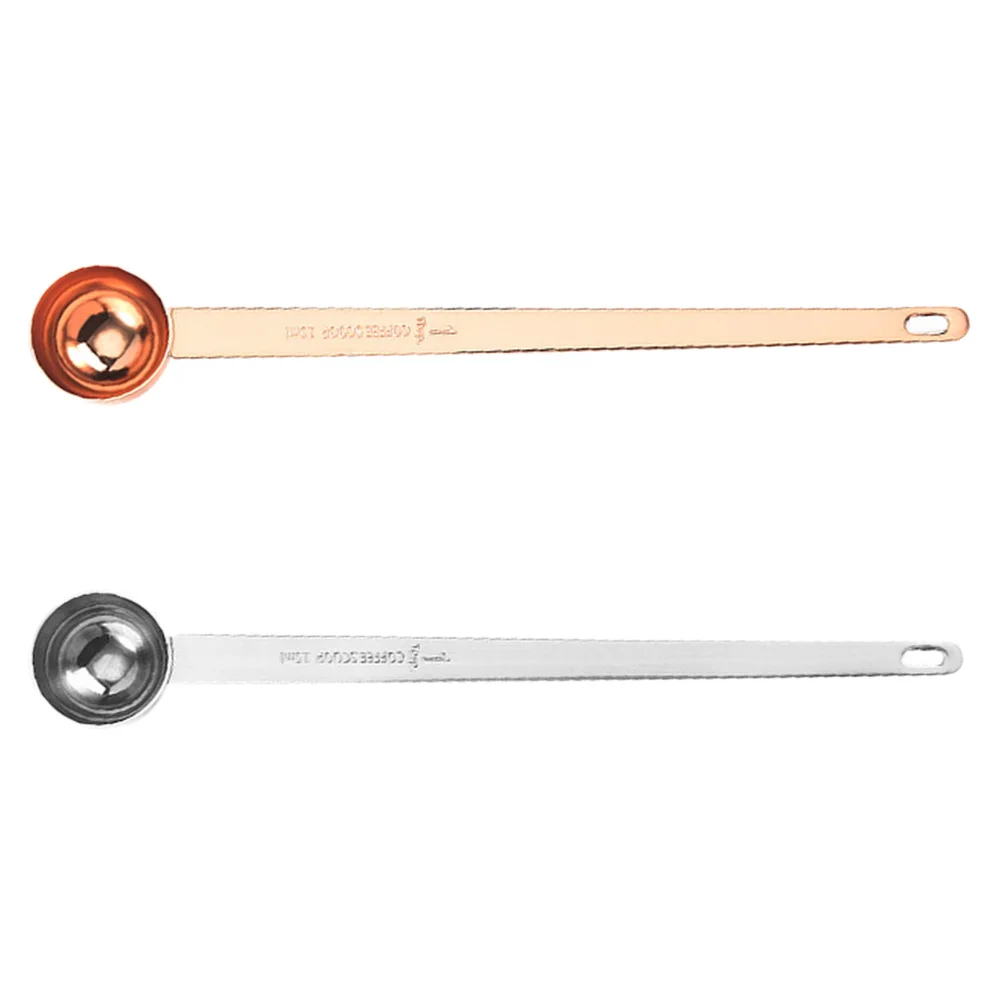 

2pcs Long Measuring Spoon 15ml Stainless Milk Measuring Spoon Scoop Milk Powder Kitchen Accessory Metal