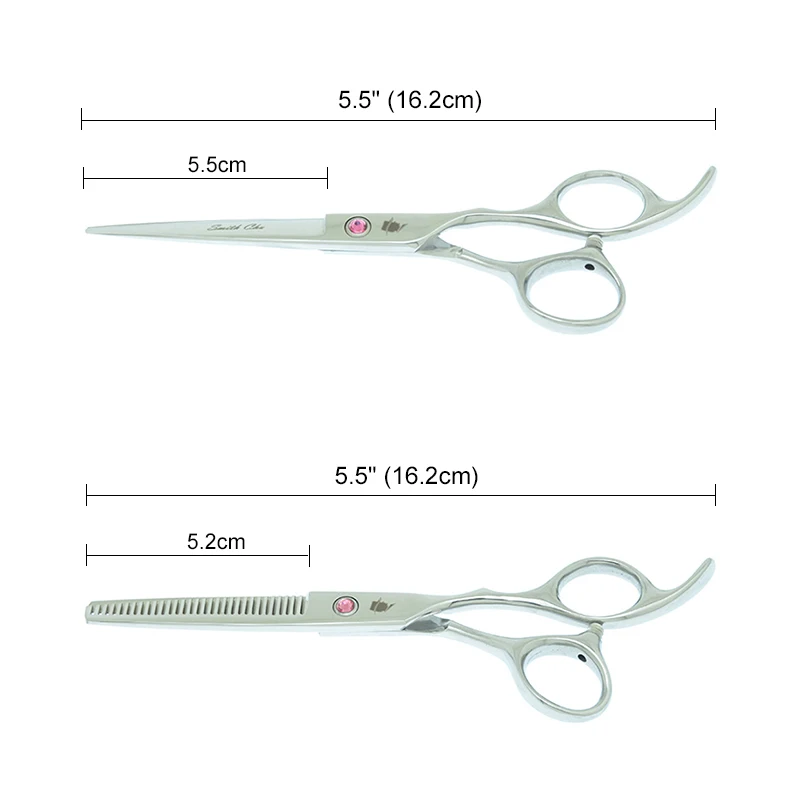سميث تشو 5.5/6/6.5/7 بوصة مقصات الحلاقة المهنية الحلاق قص الشعر مقصات تحفيف صالون حلاقة لوازم A0035C #6