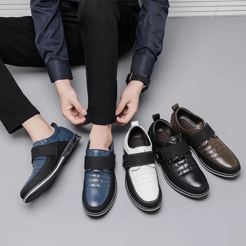 luxury brands man shoes casual PU leather shoes for man daily designer loafers trainers Chef shoes mocassins hommes
