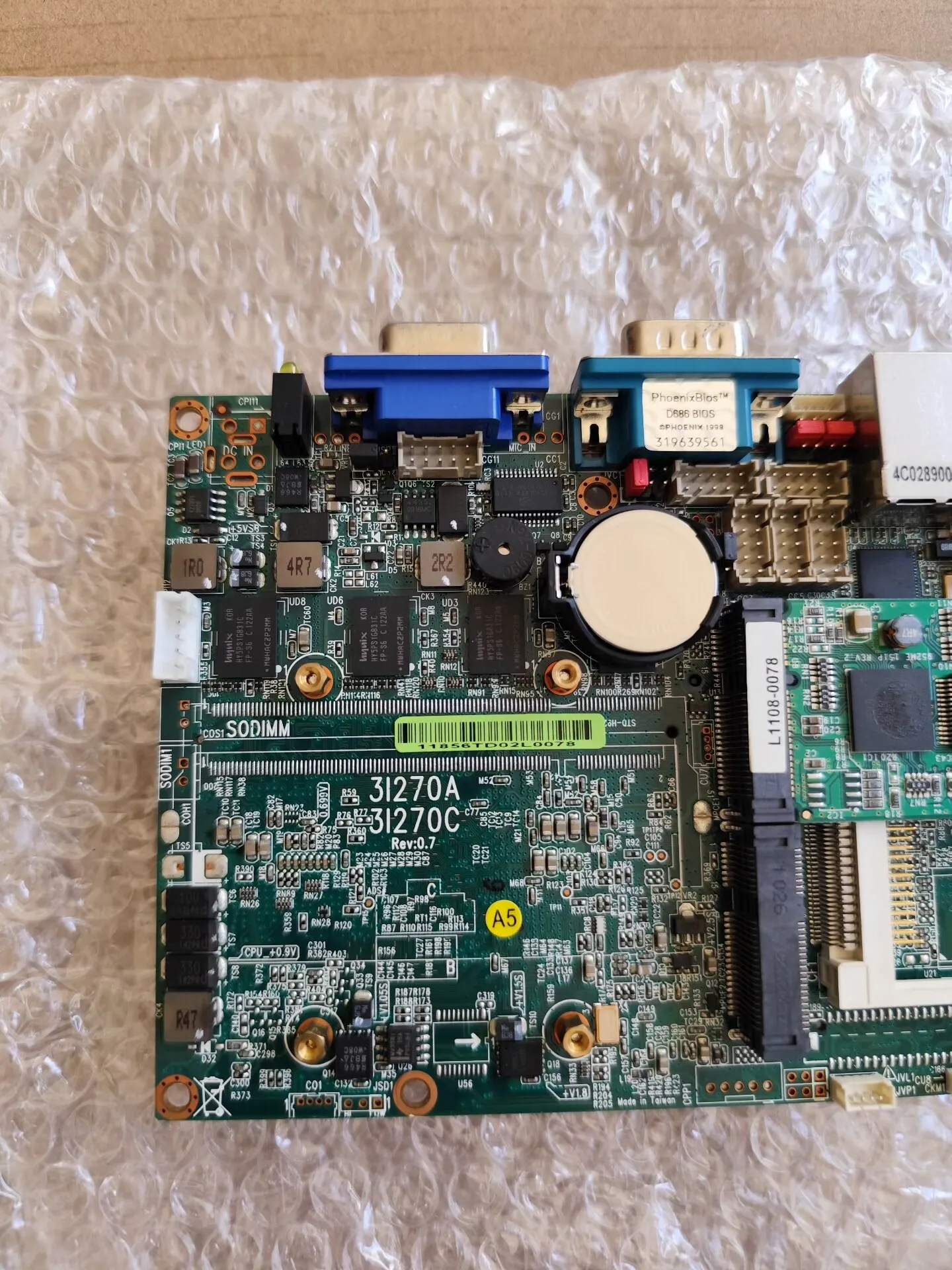 

3I270A 3I270C REV: 0,7 3,5-дюймовая материнская плата 3I270