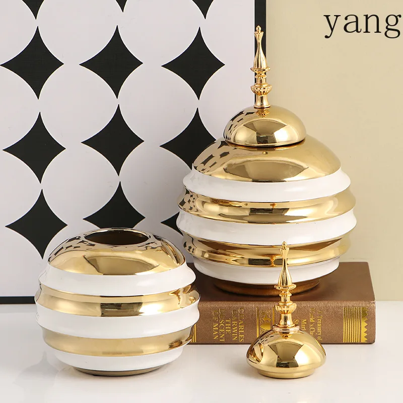 CX creative living room vase flower arrangement ornament modern simple general altar ceramic jar