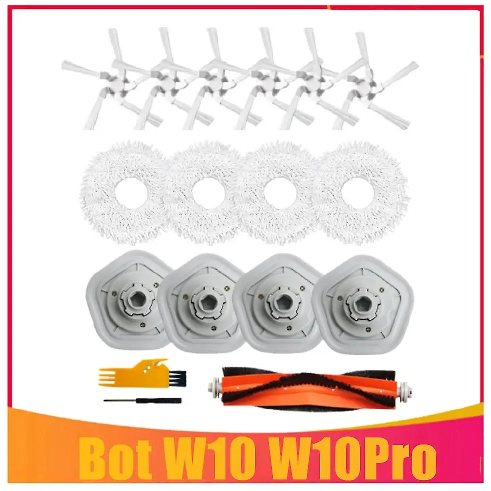 17pcs Replacement Kit For Dreame W10/w10 Pro Robot Vacuum Cleaner