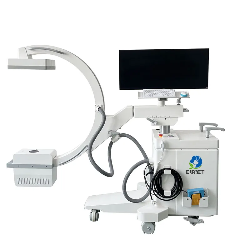 Digital Fluoroscopy X Ray Machine Veterinary Equipment C-arm X Ray Machine Veterinary for Clinic Portable Mobile C-arm