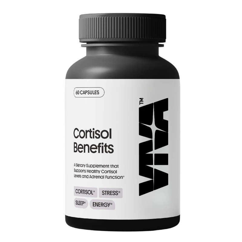 

Cortisol Benefits - Supporting Healthy Cortisol Levels and Healthy Dietary Supplements -60 Tablets