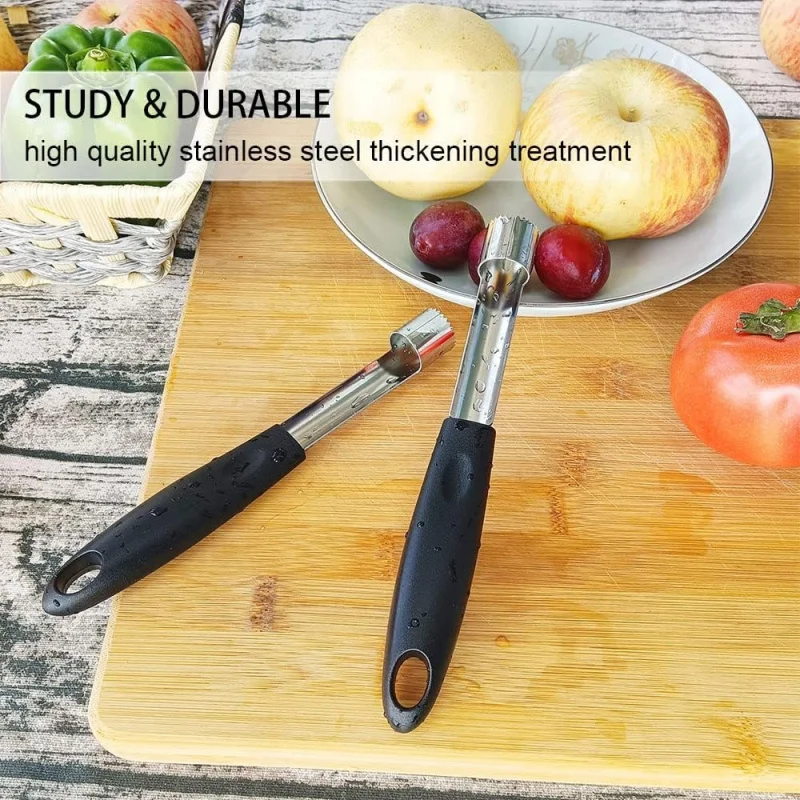 2PCS Apple Cupcake Corer Fruit Vegetable Core Remover Stainless Steel Apple Remover Household Kitchen Tool for Fuji Pears - view 5
