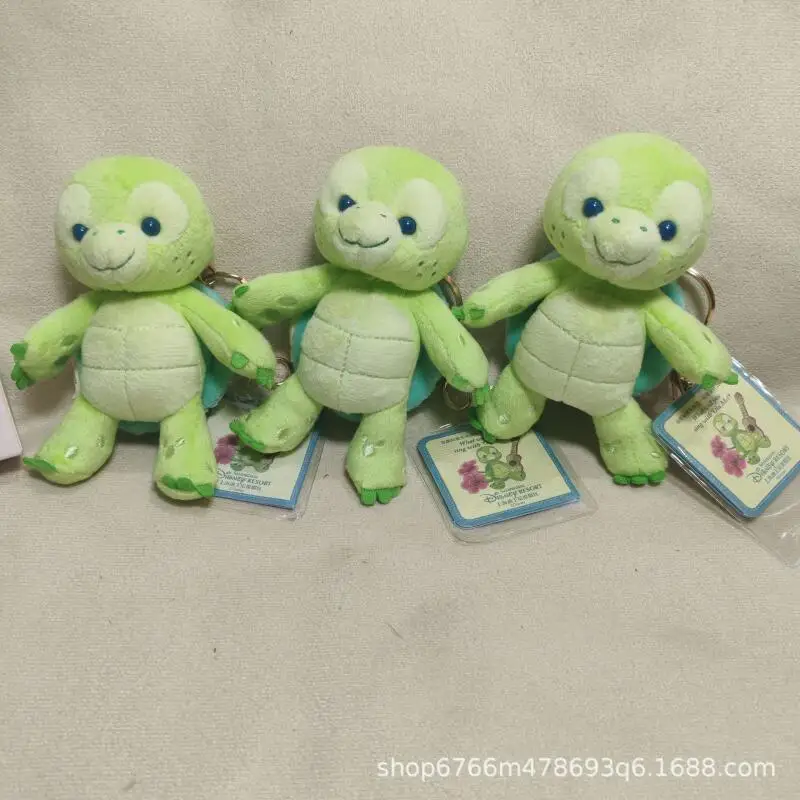 Disney mignon dessin animé tortue Olu Mel pendentif peluche rempli poupée porte-clés sac à dos pendentif Couple cadeau enfants jouet accompagner le sommeil