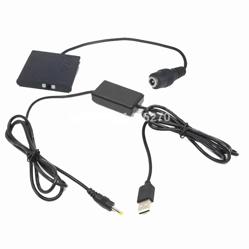 power bank USB drive cable 4.2V+DR-90 DC Coupler NB-11L NB11L dummy battery for Canon IXUS125HS 240HS A2400 A3400 A4000 cameras