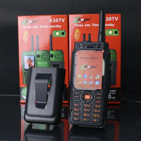 Telefone ao ar livre à prova de choque desbloqueado com antena sinal forte chamada sos voz mágica fm bateria grande durável analógico tv caça telefone