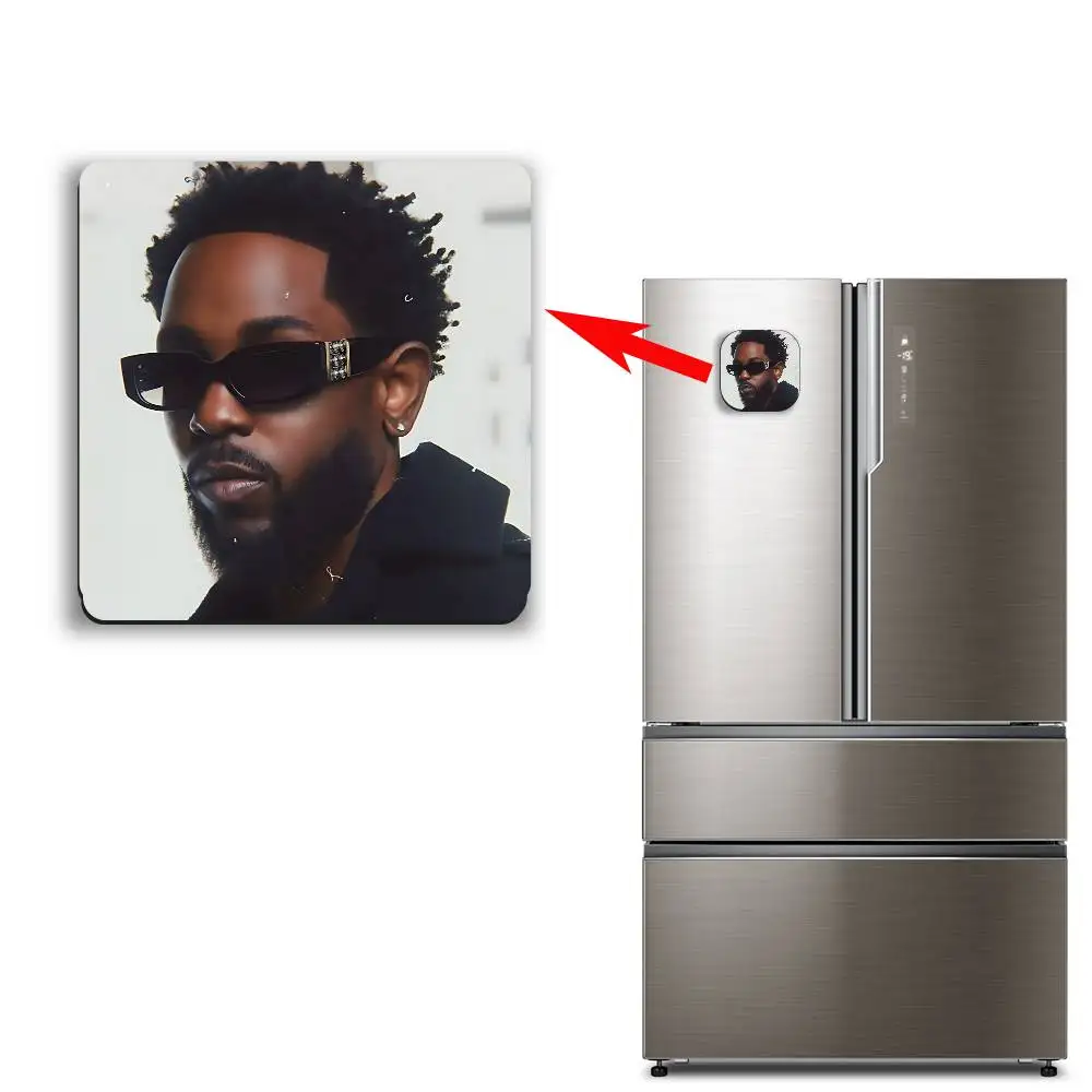 Not Like Us luther Kendrick Lamar BestSelling Refrigerator Magnetic Sticker Fridge Magnets Adhesive to Metal Surfaces Leaves