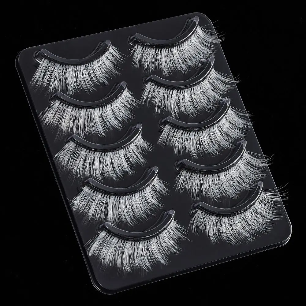 Nieuwe Lange Valse Wimpers Extension Tools Pluizige Witte Valse Wimpers Natuurlijke Cosplay Wimpers Valse Wimpers Kerst Cosplay