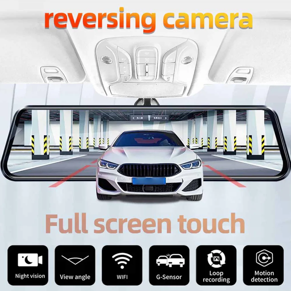 Car Dash Cam/DVR Dash Cam 12Inch Screen Support ADAS/BSD Car 4K 4Lens Cameras Cam HD Recording