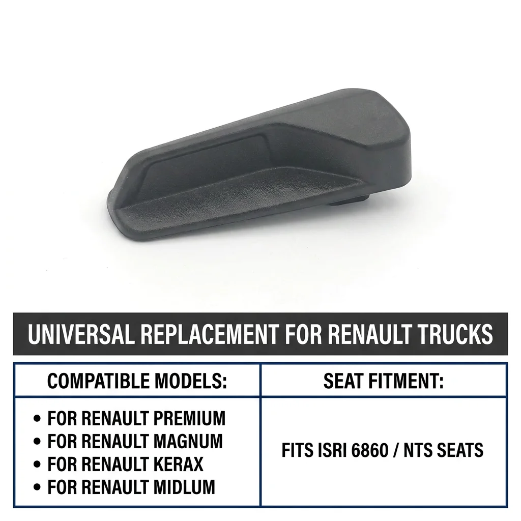 7482617108 Truck Seat Adjustment Handle for Renault Premium Magnum Kerax Midlum for ISRI 6860 Seat Control Lever Handle