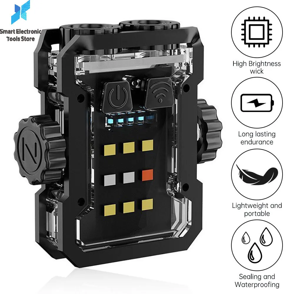 

Мини-брелок-фонарик, перезаряжаемая лампа для кемпинга, предупредительная лампа безопасности, магнитный ремонтный светильник, уличный рабочий светильник, аварийная лампа