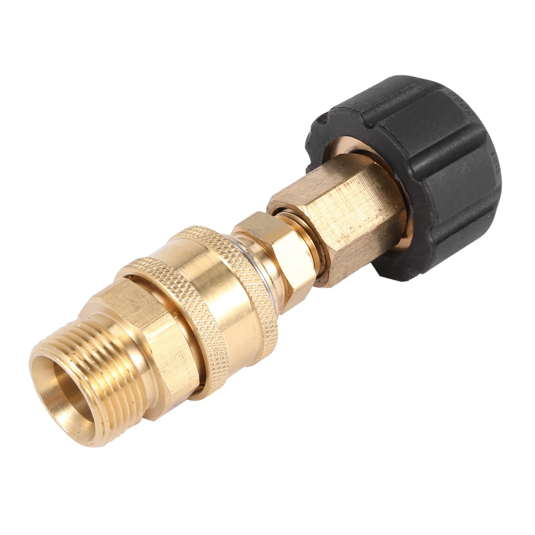 ABSS-4X Pressure Washer Adapter Set,Quick Connector,M22 14Mm Swivel-M22 Metric Fitting,M22-14 Swivel+3/8 Inch Plug,5000 PSI