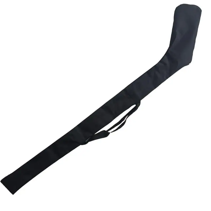 Portable One Shoulder Ice Hockey Stick Bag High Quality Black Light Waterproof Stick Adjustable  Hockey Equipment With Zipper