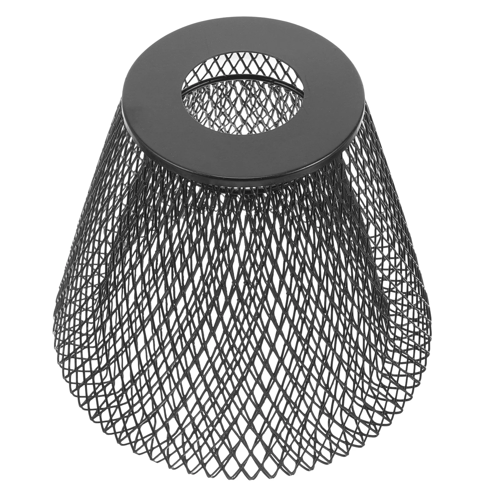 سلك معدني قفص غطاء مصباح شبه منحرف شبكة جوفاء عاكس الضوء قلادة غطاء خفيف غطاء مصباح السقف لغرفة النوم غرفة المعيشة مكتب