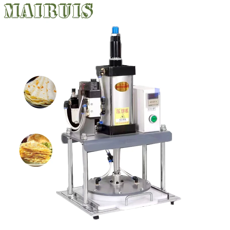 Pneumatic Duck Cake Bread Pizza Crust Making Machine Dough Pizza Flatten Flat Press Machine