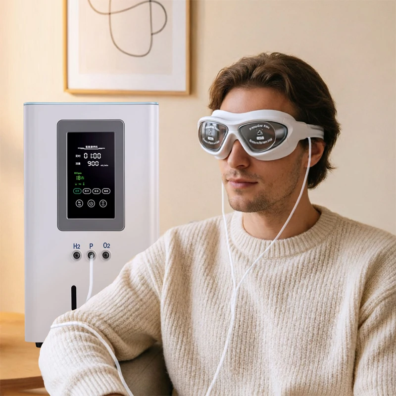 Hydrogen Water Generator Goggles Hydrogen Inhaler Machine Anti-Inflammatory Antioxidant Fatigue Relief Hydrogen Eye Mask