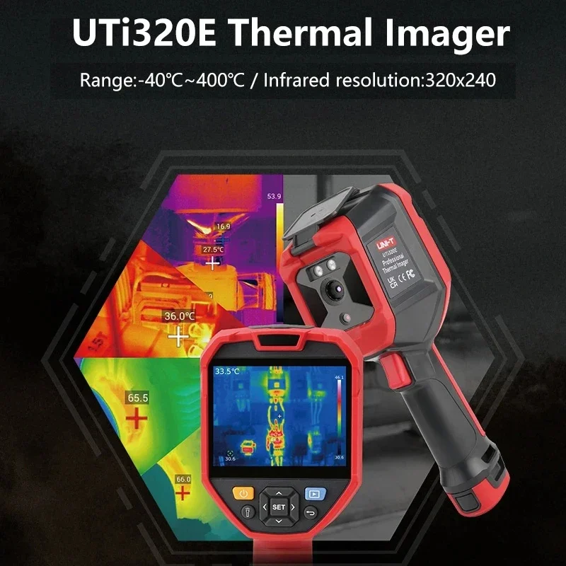 UTi320E Thermal Imager High Resolution 320 x 240 Handheld Thermal Camera UTI730E