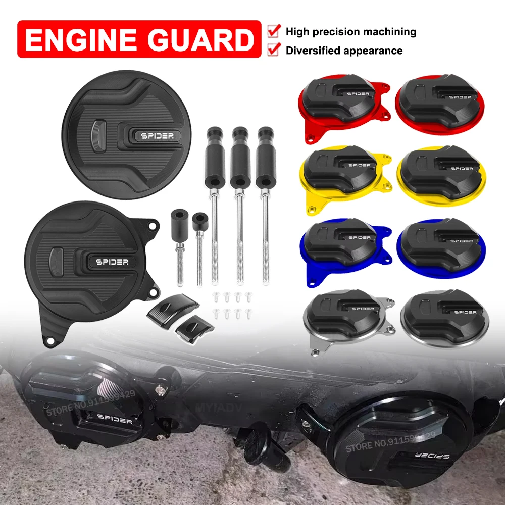 

For Yamaha NMAX155 NMAX 155 2020- 2022 2023 Motorcycle Accessories Engine Protection Cover Slider Crash Pad Anti-Collision Guard