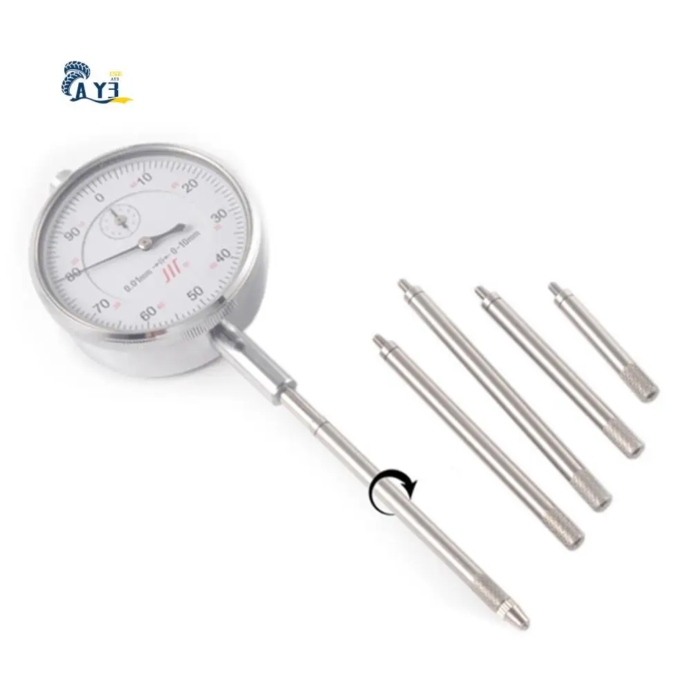 AY03-4 шт. Циферблатный цифровой индикатор HSS Диаметр 5 мм Индикатор Циферблатный стержень Удлинитель стержня 25/50/75/100 мм Длина M2,5