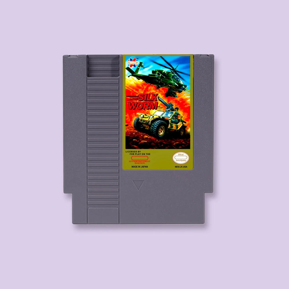 

Silkworm Game Cartridge Action Game For NES 8Bit 72PIN Consoles Game Card