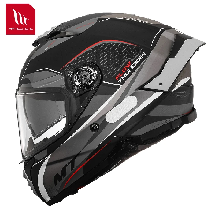 

2025 Испания MT Thunder 4 SV Мотоциклетный шлем Сертификация ECE DOT Анфас Шлем с двойной линзой Мужской Capacetes Cascos Para Moto