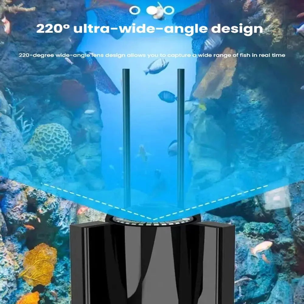 Fishing Camera Waterproof Fish Finder with Enhanced Vision Ultra-Wide Lens, Underwater Fish Finder for Ice, Lake Offshore Anglin