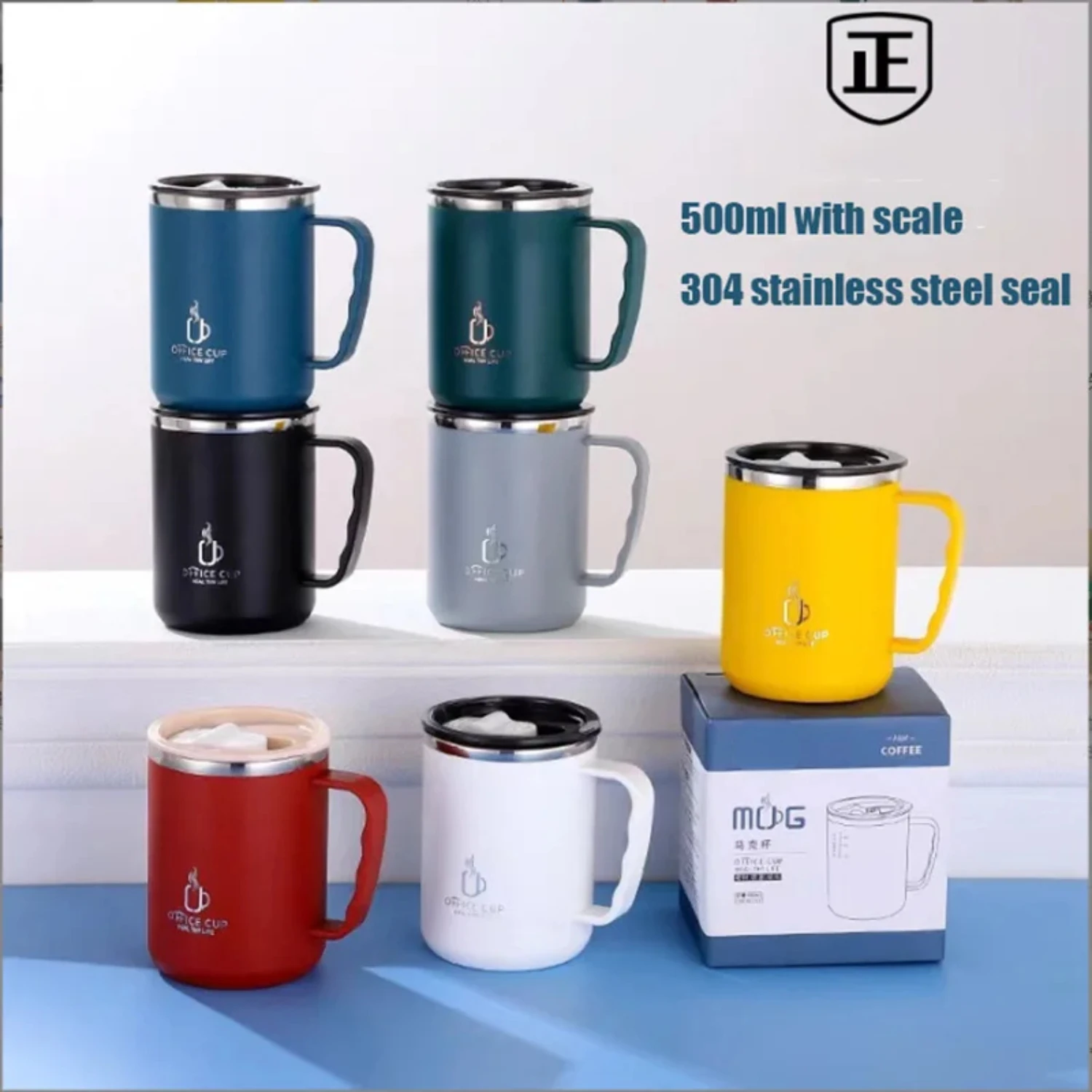 Thermos Mug Coffee Cup Unusual Tea Cup Set Cups Mugs Cupshe Drinkware Glass Thermal Beer Cute Travel 473ml Lid Coffe Carry Sets