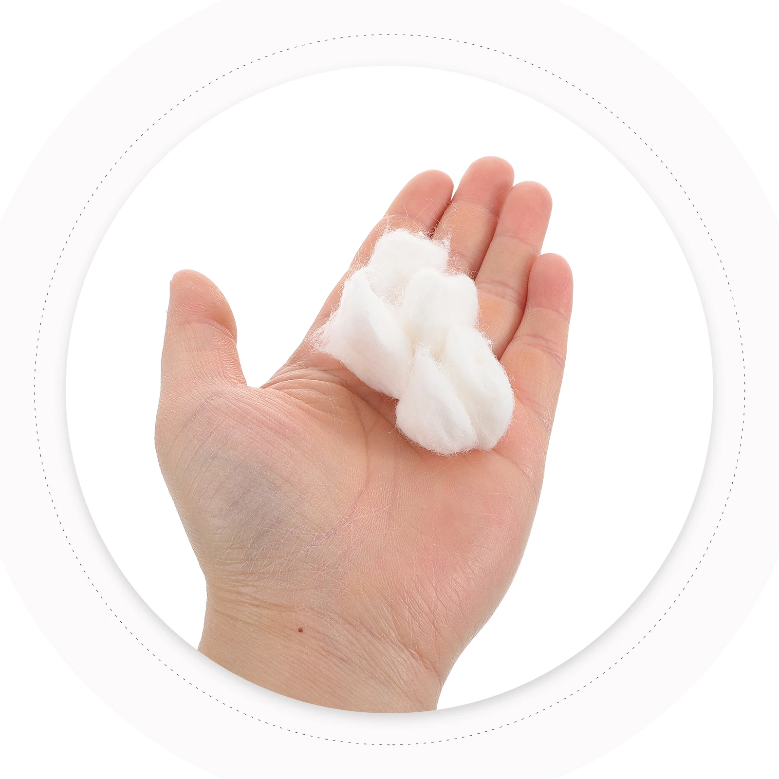 

2pcs Cotton for Face Gentle Makeup Removal Household Applicator White Sanitary Paper Powder Remover Lotion Nail